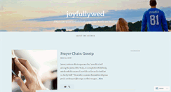 Desktop Screenshot of joyfullywed.com