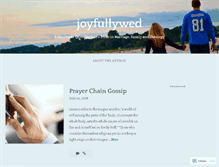 Tablet Screenshot of joyfullywed.com